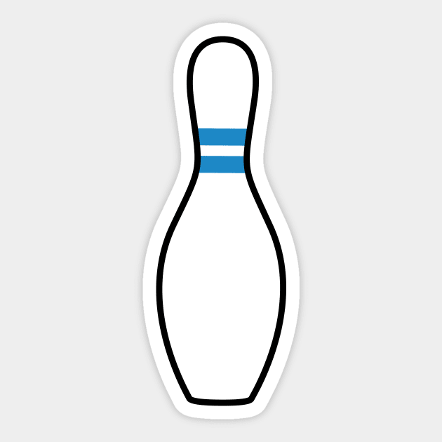 Bowling pin Sticker by Mhea